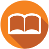 Icon showing an open book