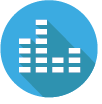 Icon showing data adjustment
