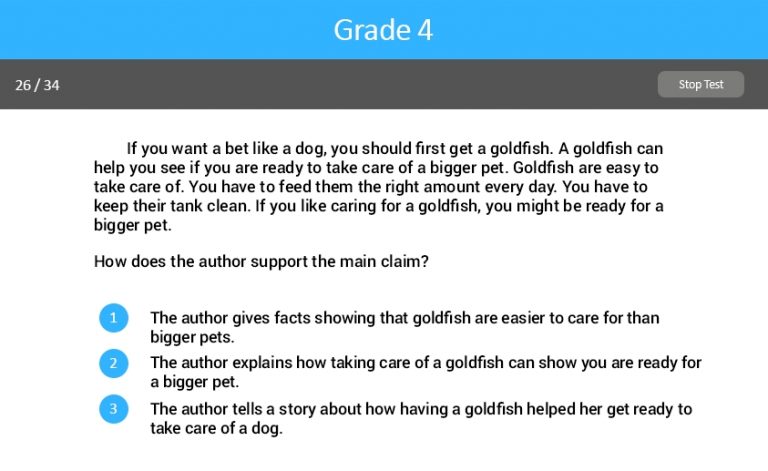 Star Reading Test Sample Questions 2nd Grade