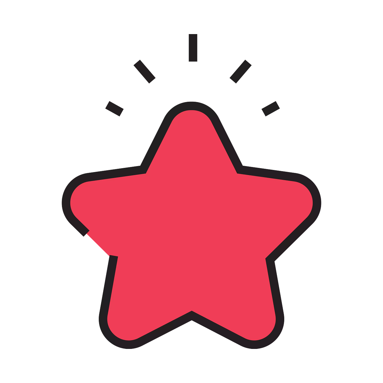 Star shine_outline icon_black with red fill (1)